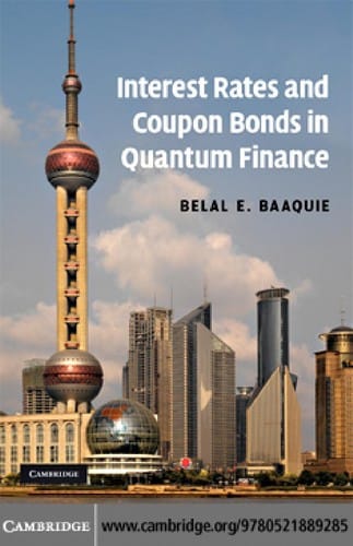 Interest rates and coupon bonds in quantum finance