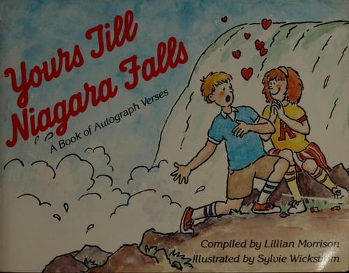 Yours till Niagara Falls: A book of autograph verses