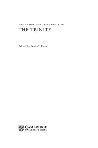 The Cambridge Companion to the Trinity