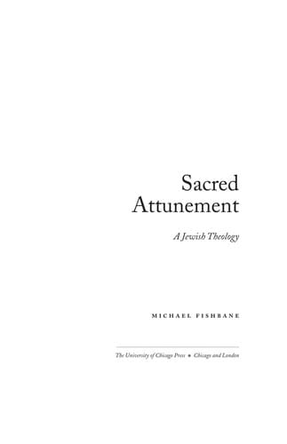 Sacred attunement: a Jewish theology