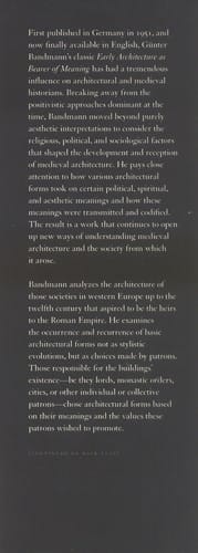 Early medieval architecture as bearer of meaning