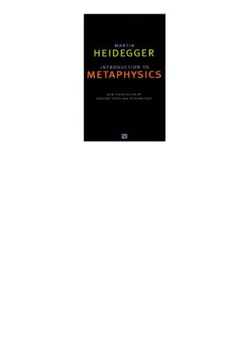 Introduction to metaphysics