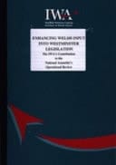Enhancing Welsh Input Into Westminster Legislation - The Iws's Contribution To The National Assembly's Operational Review