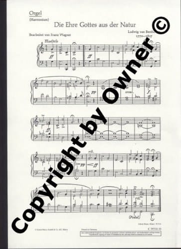 DIE EHRE GOTTES IN DER NATUR OP. 48/4