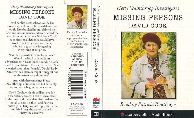 Missing Persons : Hetty Wainthropp Investigates