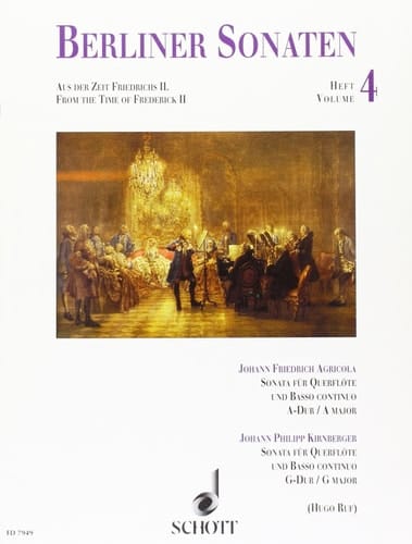 Berlin Sonatas: From the Time of Frederick II. flute and basso continuo.