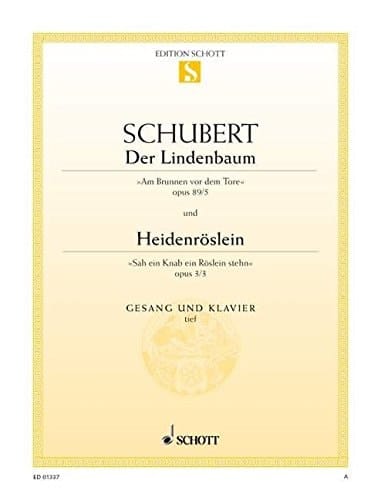 Der Lindenbaum Op 89/5 / Heidenroeslein Op 3/3