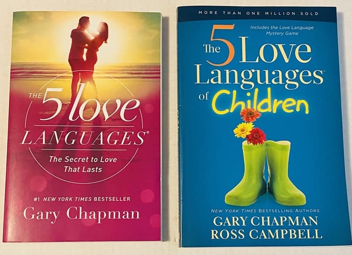 2 Gary Chapman Books! 1) The 5 Love Languages: The Secret to Love That Lasts 2) The 5 Love Languages of Children