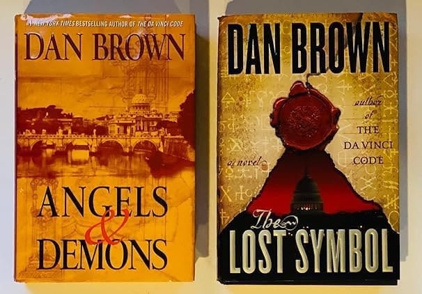 2 Dan Brown Books! 1) Angels & Demons 2) The Lost Symbol