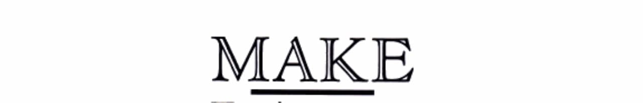 Make, Bake, Grow & Sew