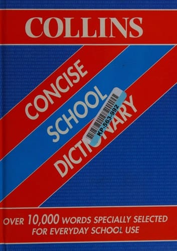 Collins Shorter School Dictionary