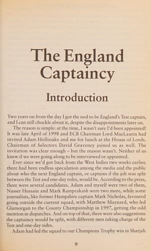 Alec Stewart's England Diary