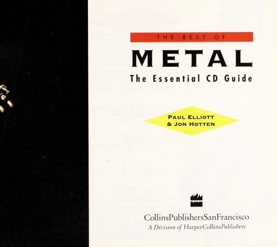 The Best of Metal: The Essential CD Guide (Essential CD Guides)