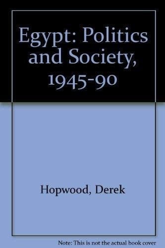 Egypt, politics and society, 1945-1990