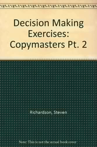 Decision-making Exercises: Copymasters