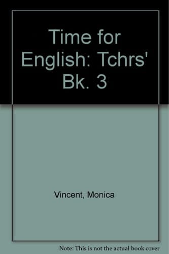 Time for English 3, Teacher's Book