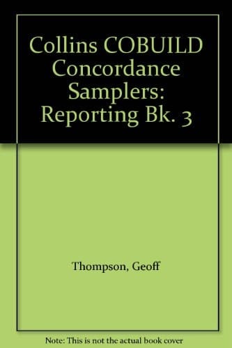 Collins Cobuild Concordance Samplers: Reporting (Collins Cobuild)