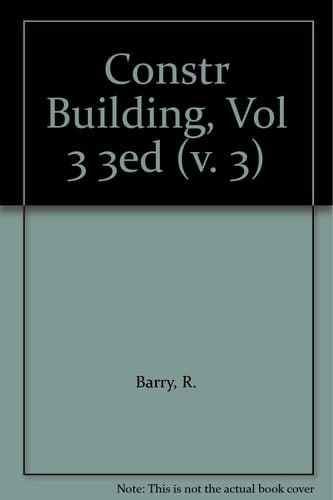 Constr Building, Vol 3 3ed