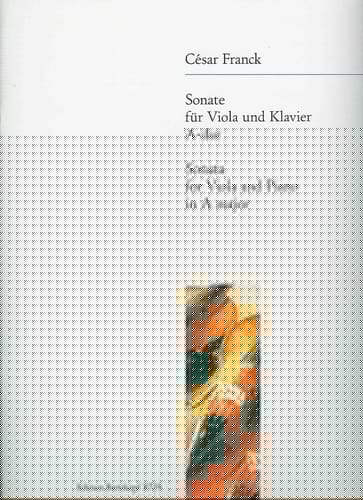 Franck: Violin Sonata (arr. for viola)