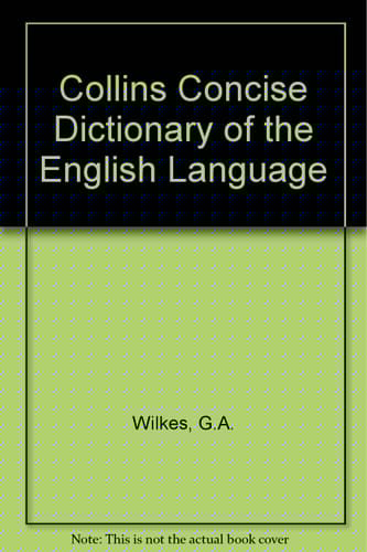 Collins Concise Dictionary of the English Language