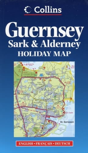 [Guernsey, Sark & Alderney holiday map: English, français, deutsch : including Herm, Jethou, and town plan of St. Peter Port] (HOLIDAY MAPS)