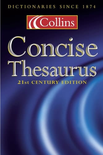 Collins Concise Thesaurus