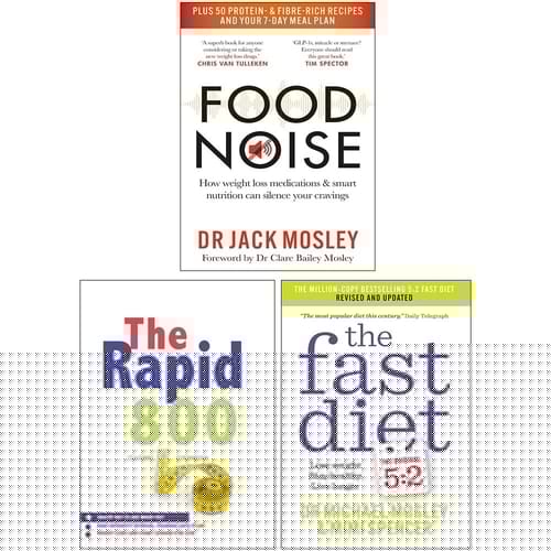 Food Noise, Fast Diet & The Rapid 800 Cookbook 3 Books Collection Set