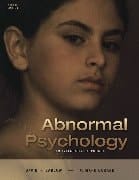 Abnormal Psychology- Text Only by David H. Barlow (2005-05-03)