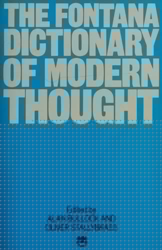 The Fontana Dictionary Of Modern Thought