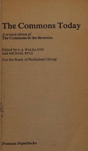 The Commons today (Fontana original)