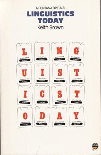 Linguistics today (Fontana linguistics)