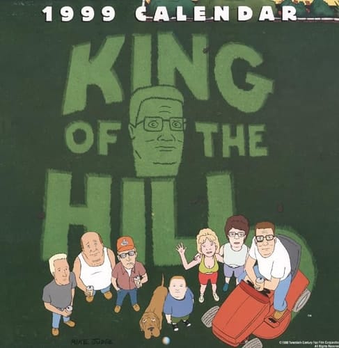 King of the Hill Calendar 1999