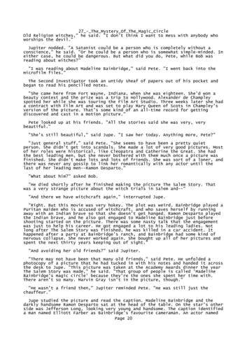 The Mystery of the Magic Circle (The Three Invesigators, Book 27)