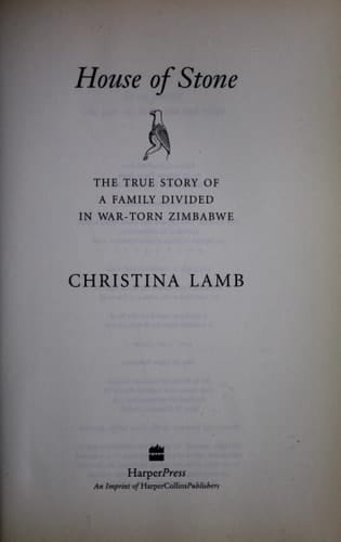 House of Stone: The True Story of a Family Divided In WarTorn Z