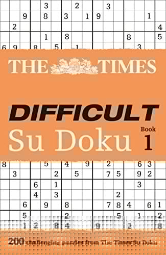 The Times Difficult Su Doku