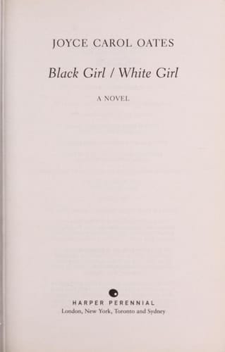 Black Girl White Girl