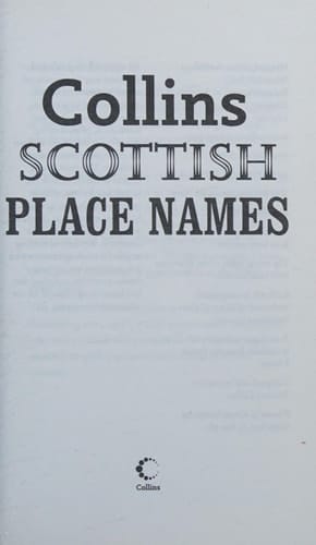 Collins Scottish Place Names