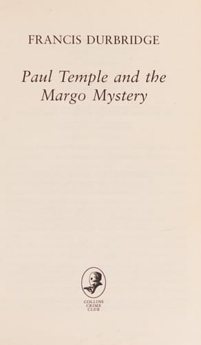 Paul Temple and the Margo Mystery