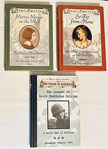 2 "Dear America" Books! 1) Standing in the Light: The Captive Diary of Catharine Carey Logan 2) The Journal of William Thomas Emerson: A Revolutionary War Patriot