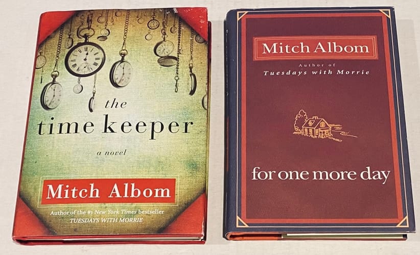 2 Mitch Albom Books! 1) The Time Keeper 2) For One More Day