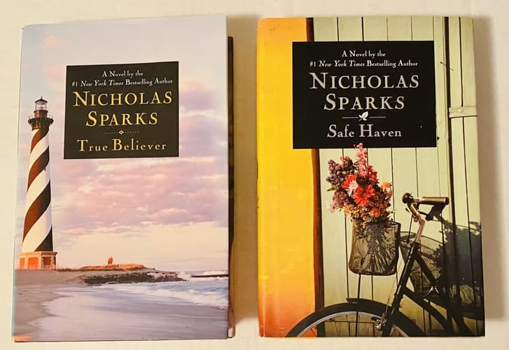 2 Nicholas Sparks Books! 1) True Believer 2) Safe Haven