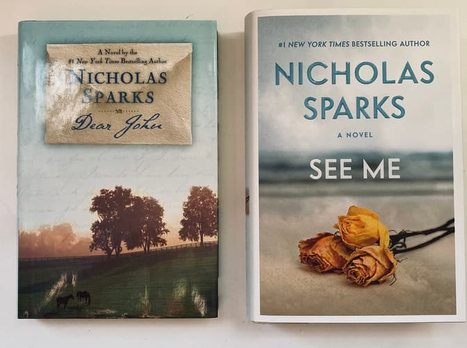 2 Nicholas Sparks Books! 1) Dear John 2) See Me