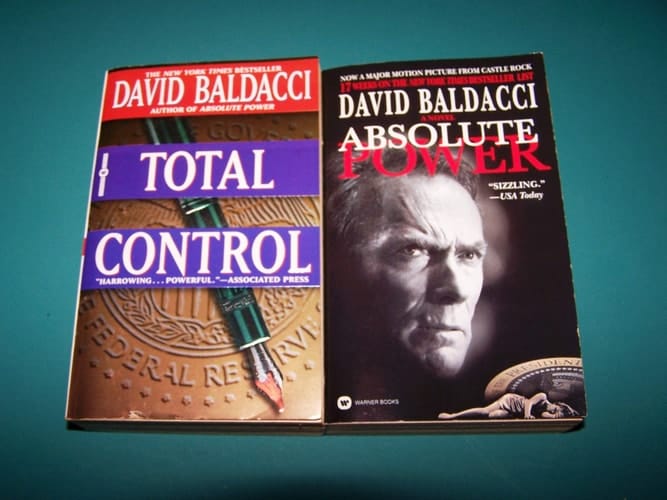 2 David Baldacci Books! 1) Total Control 2) Absolute Power