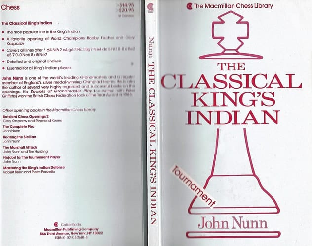 The Classical King's Indian (The Macmillan Chess Library)