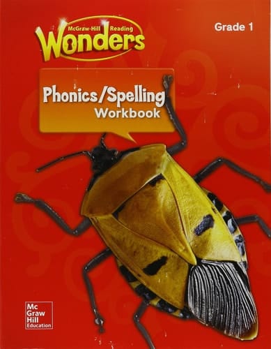 Reading Wonders Spelling & Phonics Workbook, Student Edition Grade 1