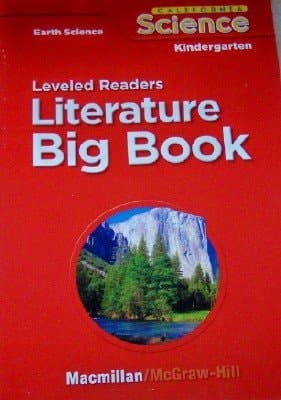 Leveled Readers in Big Book Format Grade Kindergarten (California Earth Science, 6 Stories)