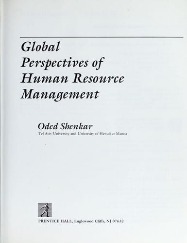 Global Perspectives of Human Resource Management: Collected Readings