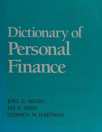 Dictionary of Personal Finance