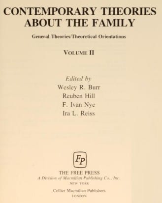 Contemporary Theories About the Family: General Theories and Theoretical Orientations (Contemporary Theories about the Family)