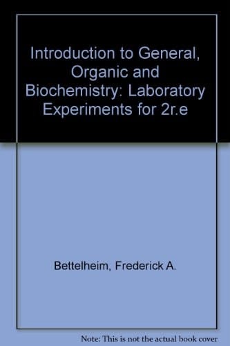 Laboratory Experiments for Organic & Biological Chemistry